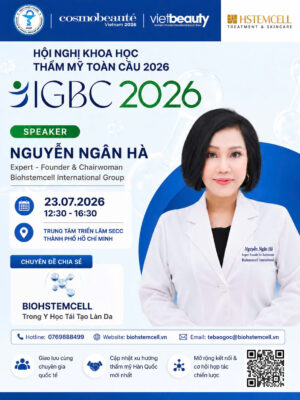 biohstemcell hội nghị khoa học thẩm mỹ toàn cầu 2026